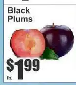 Key Food Black Plums offer