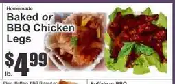 Key Food Baked or BBQ Chicken Legs offer