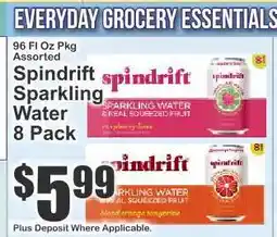 Key Food Spindrift Sparkling Water 8-Pack offer