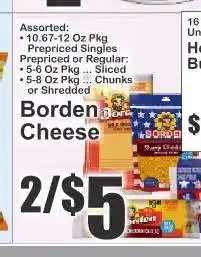 Key Food Borden Cheese offer
