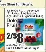 Key Food Dole Fruit offer