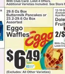 Key Food Eggo Waffles offer