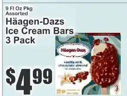 Key Food Häagen-Dazs Ice Cream Bars - 3 Pack offer