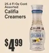 Key Food Califia Creamers offer