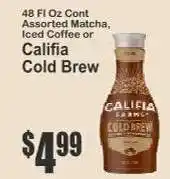 Key Food Califia Cold Brew offer