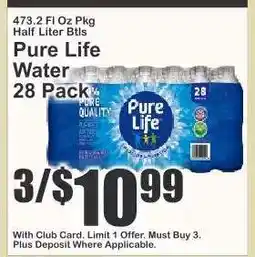Key Food Pure Life Water 28 Pack offer