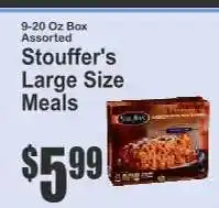 Key Food Stouffer's Large Size Meals offer