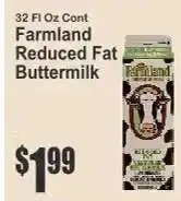 Key Food Farmland Reduced Fat Buttermilk offer