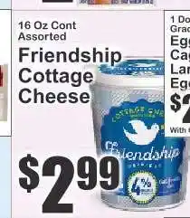 Key Food Friendship Cottage Cheese offer