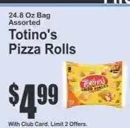 Key Food Totino's Pizza Rolls offer