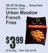 Key Food Urban Meadow French Fries offer