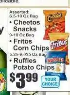 Key Food Ruffles Potato Chips offer