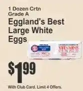Key Food Eggland's Best Large White Eggs offer