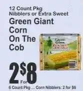 Key Food Green Giant Corn On The Cob offer
