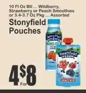 Key Food Stonyfield Pouches offer