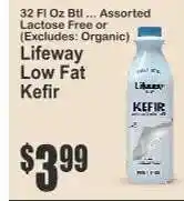 Key Food Lifeway Low Fat Kefir offer