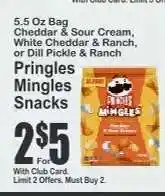 Key Food Pringles Mingles Snacks offer
