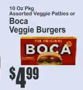 Key Food Boca Veggie Burgers offer