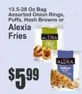 Key Food Alexia Fries offer