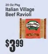 Key Food Italian Village Beef Ravioli offer