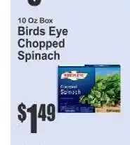 Key Food Birds Eye Chopped Spinach offer