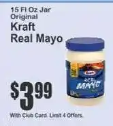 Key Food Kraft Real Mayo offer