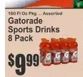 Key Food Gatorade Sports Drinks 8-Pack offer