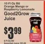 Key Food Good2Grow Juice offer