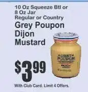 Key Food Grey Poupon Dijon Mustard offer