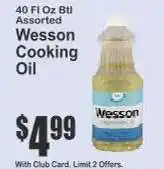 Key Food Wesson Cooking Oil offer