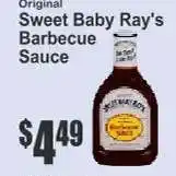 Key Food Sweet Baby Ray's Barbecue Sauce offer
