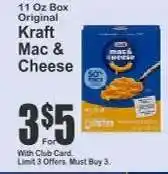 Key Food Kraft Mac & Cheese offer