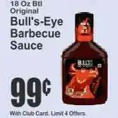 Key Food Bull's-Eye Barbecue Sauce offer