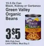 Key Food Green Valley Organic Beans offer