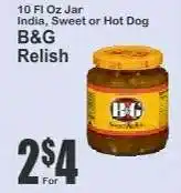 Key Food B & G Relish offer
