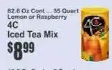 Key Food 4C Iced Tea Mix offer