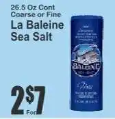 Key Food La Baleine Sea Salt offer