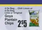 Key Food Goya Plantain Chips offer