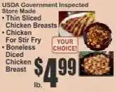 Key Food USDA Government Inspected Store Made Chicken offer