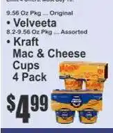 Key Food Kraft Mac & Cheese Cups offer