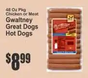 Key Food Gwaltney Great Dogs Hot Dogs offer