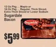 Key Food Sugardale Bacon offer