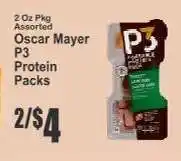 Key Food Oscar Mayer P3 Protein Packs offer