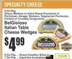 Key Food BelGioioso Italian Table Cheese Wedges offer