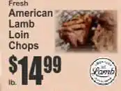 Key Food Fresh American Lamb Loin Chops offer