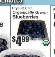 Key Food Organically Grown Blueberries offer