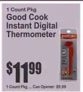 Key Food Good Cook Instant Digital Thermometer offer