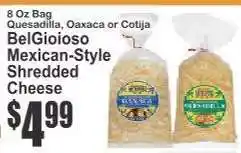 Key Food BelGioioso Mexican-Style Shredded Cheese offer