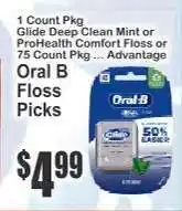 Key Food Oral B Floss Picks offer