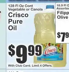 Key Food Crisco Pure Oil offer